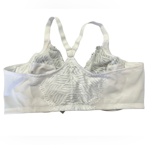 GLAMORISE white full bust full figure underwire bra 48DD style 1246 NWOT - Picture 3 of 4